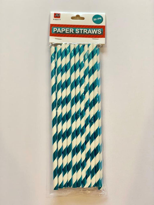 Drinking Paper Straws Food Safe Straw Birthday Party Wedding Rose Gold Blue Pink