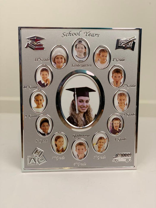 School Years Photo Frames Photos K-12 Collage Picture Frame with 13 Openings