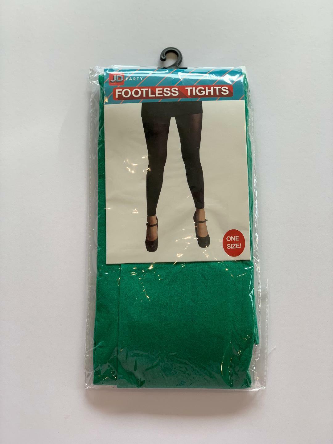 Women Ladies Leggings Footless Party Costume Legging Colorful Black Pink Green