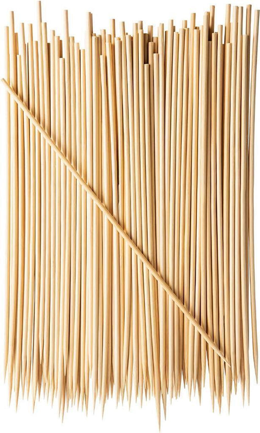 Bamboo Skewers BBQ Sticks Grill Meat Fruit Corn Cocktail Wood Party Skewer 25cm