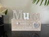 Mum Table Sign Plaque Wood Mum Signs Table Centerpiece Mother's Day Gift 20cm