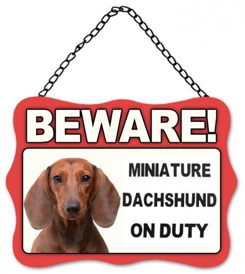 Dog Metal Sign Beware of Dogs Guard Dog on Duty Warning Gate & Home Signs Notice