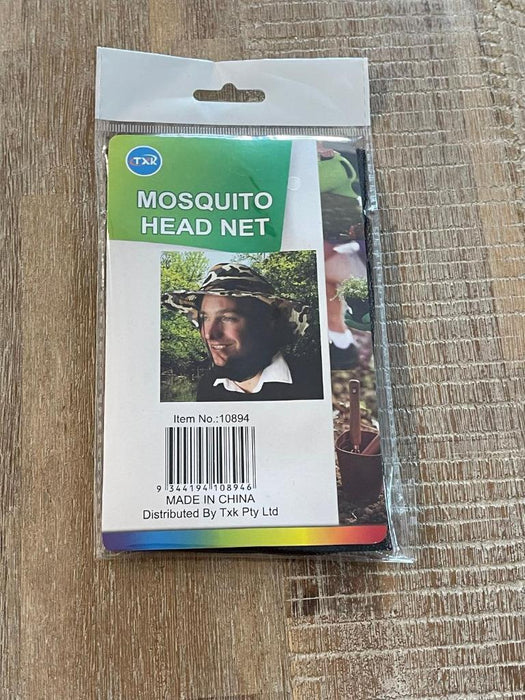 Mosquito Fly Head Net Insect Mesh Hat Bee Bug Mozzie Protector Outdoor Fishing