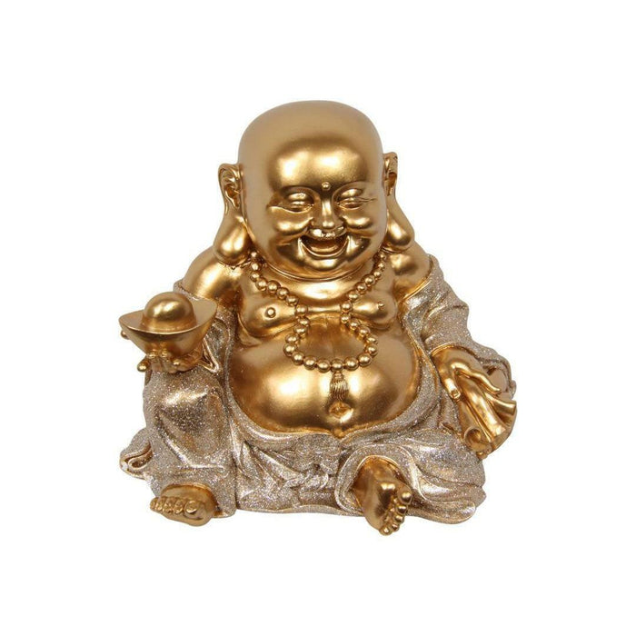 Laughing Buddha Statue Happy Money Lucky Fengshui Home Decor Figurine 19.5cm