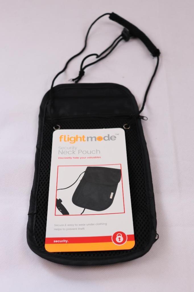 Travel Neck Pouch Money Bag Passport Holder Security under Clothes Secret Wallet