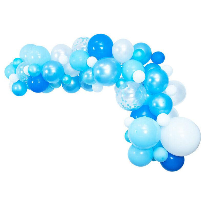 DIY Blue Balloon Arch Garland kit Confetti Balloons Party Decorations 71pc 4m