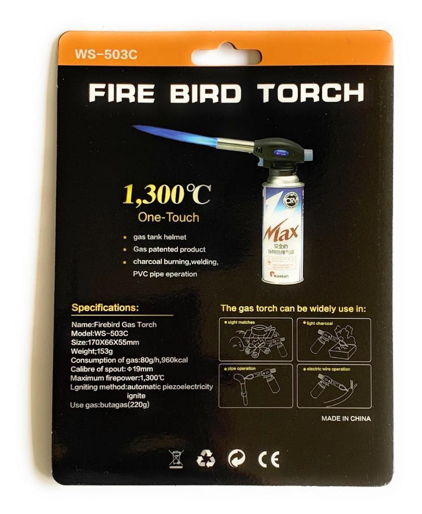Blow Torch Fire Bird Lighter Buttan Gas Soldering Welding Iron Gun BBQ Burner AU
