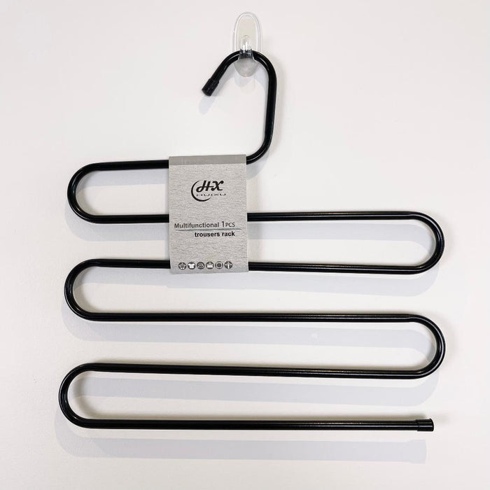 Trouser Hangers Multi Layers Metal Hangers 5 Tier S Shaped Pants Clothes Hanger