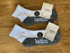 Bamboo Socks Ankle Low Cut Soft Cushion Work Sport Men s7-14 White Black Navy