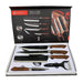 Kitchen Knife Set Chef Knives Stainless Steel Nonstick 6 pieces Scissor Gift Box