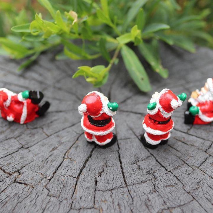 Santa Claus Miniature Figurine Christmas Ornament Accessories Fairy Garden decor