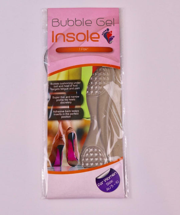 Bubble Gel Cushion Insole Pads for Women Pain Relief High Heels Shoes Inserts