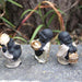 Laughing Buddha Statue Lucky Fengshui Garden Decor Set of 3 Happy Buddha 6cm