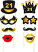 21st Birthday Photo Booth Props Funny Party Supplies Decorations 30pc Gold Black