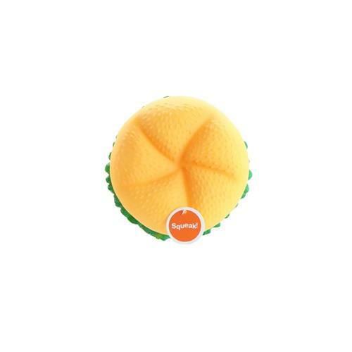 Jumbo Squeaky Dog Toys Squeeze Squeaker Sound Chew Big Pet Toy Burger Hot Dog