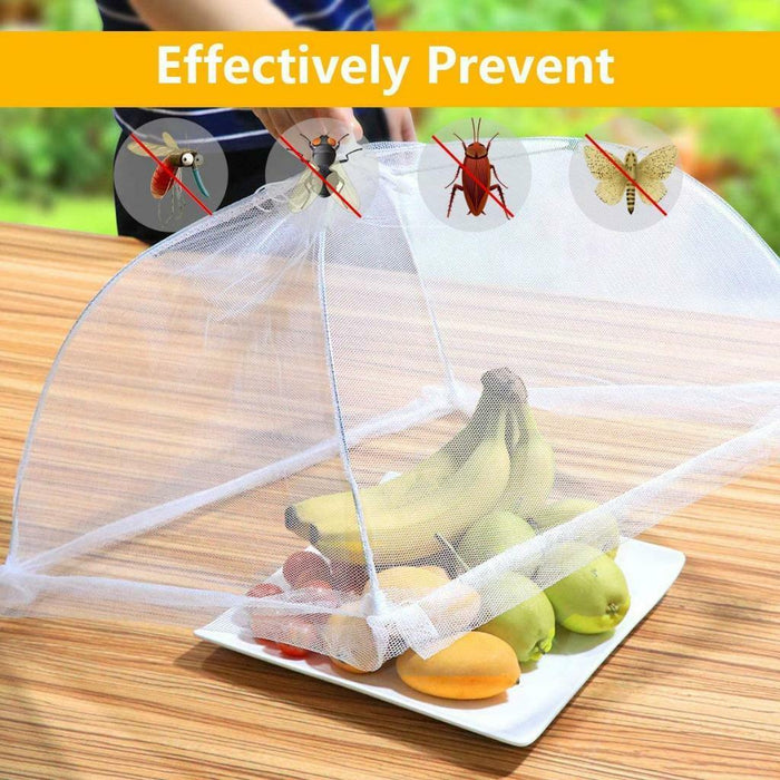 Collapsible Food Covers Pop Up Food Cover Tent Insect Fly Wasp Net Screen Mesh