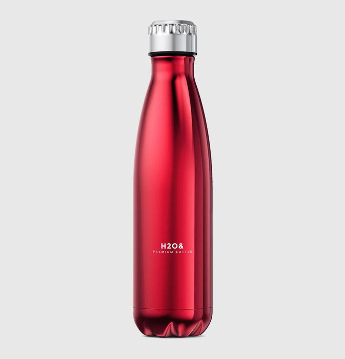 Insulated Water Bottle Thermal Double Wall Drink Vacuum Flask 350-500ml Hot Cold