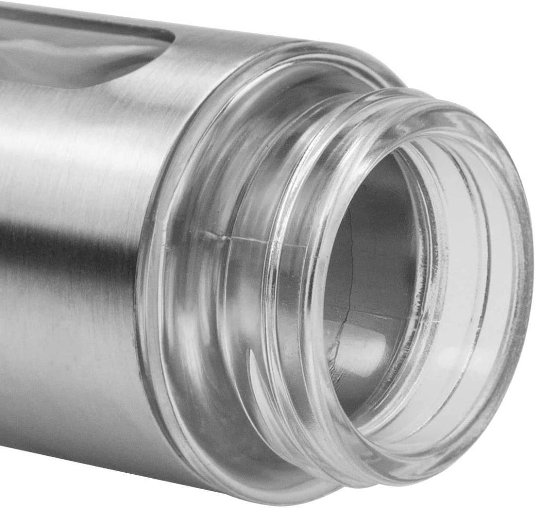 12x Glass Storage Jar with Shaker Lid Seasoning Spice Herb Salt Pepper Jars Bulk
