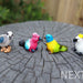 Miniature Birds Figurines Mini Australian Bird Rainbow lorikeet Fairy Garden 6pc