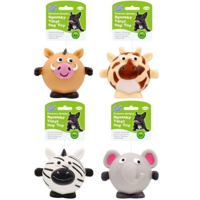 Novelty Squeaky Dog Toys Latex Squeeze Squeaker Sound Funny Pet Toy Animals 10cm
