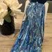 Foil Metallic Fringe Tinsel Curtain Sky Blue Backdrop Door Party Decorations