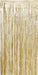 Gold Foil Metallic Fringe Tinsel Curtain Backdrop Party Decorations Birthday 2m