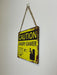 Metal Boys Room Sign Caution Angry Gamer Door Wood Wall Hanging Home Sign