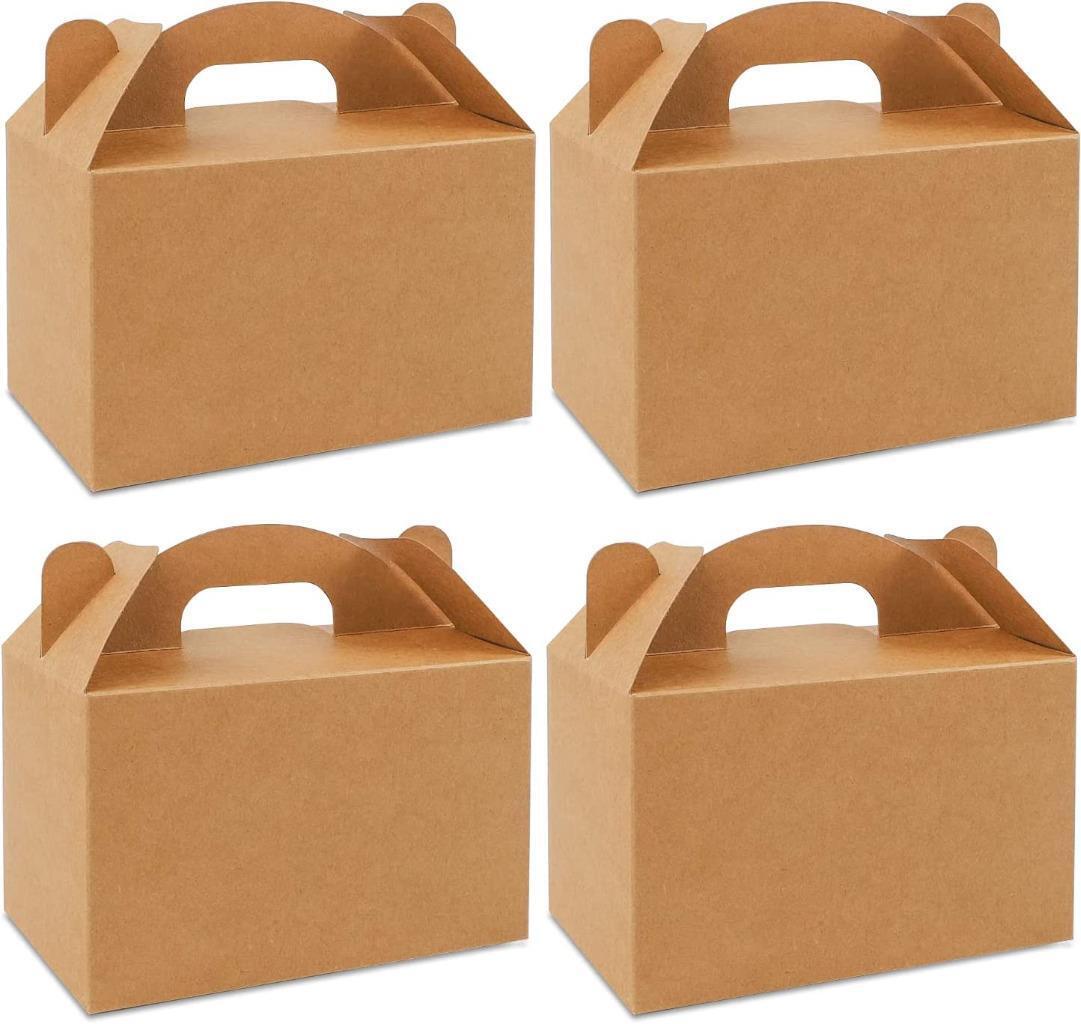 Treat Box Party Favor Desert Boxes Lolly Candy Brown Paper Gift Boxes Bulk