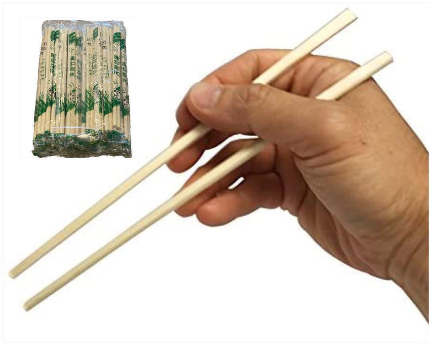 Disposable Bamboo Chopsticks Wood Individually Wrapped for Party Sushi Bulk Buy