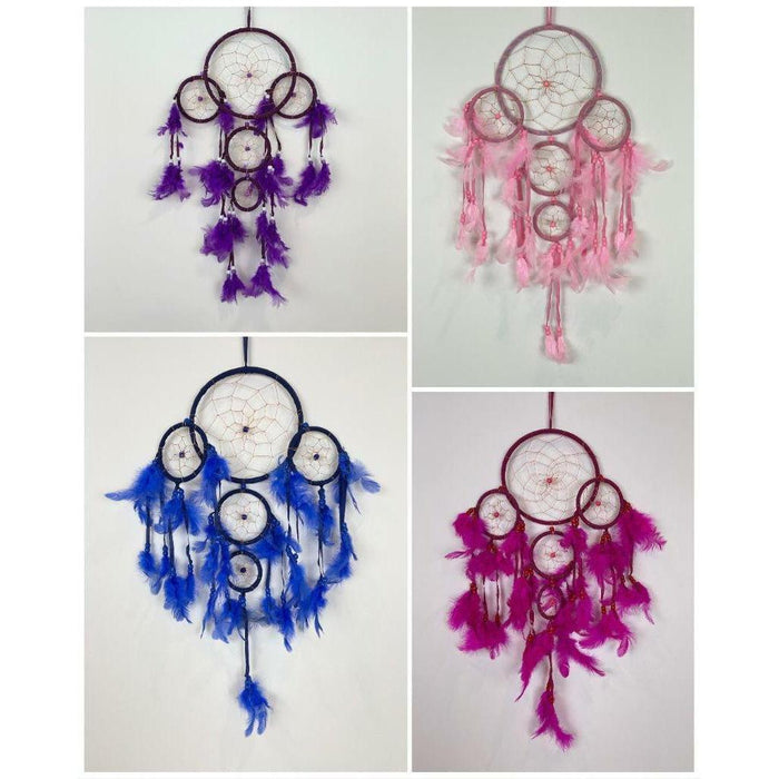 Dream Catcher with Feather Caught Dreams Wall Hanging Ornament Home Decor 52cm