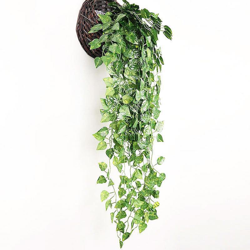 Artificial Ivy Leaves Fake Green Leaf Vines Money Rattans Hanging Garland Plants