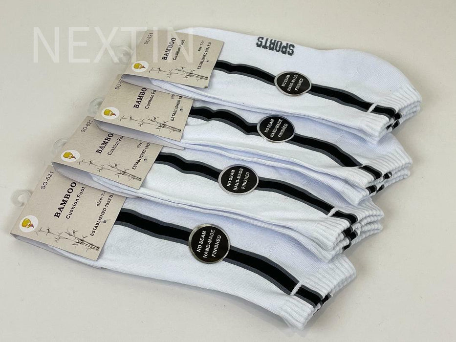 Bamboo Socks Ankle Low Cut Soft Cushion Work Sport Men s7-11 Black Navy White