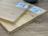 Large Bamboo Chopping Board for Kitchen Serving Cutting Boards Wooden Set of 2