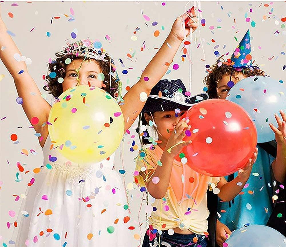 Multicolour Rainbow Balloon Latex Balloons Wedding Birthday Party Decorations