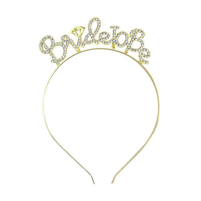 Bride To Be Headband Tiara Wedding Hair Accessory Bachelorette Bridal Party