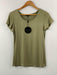 Caroline Morgan Short Sleeve Top Scoop Neck T-Shirts Basic Tee Tops Plain Colour