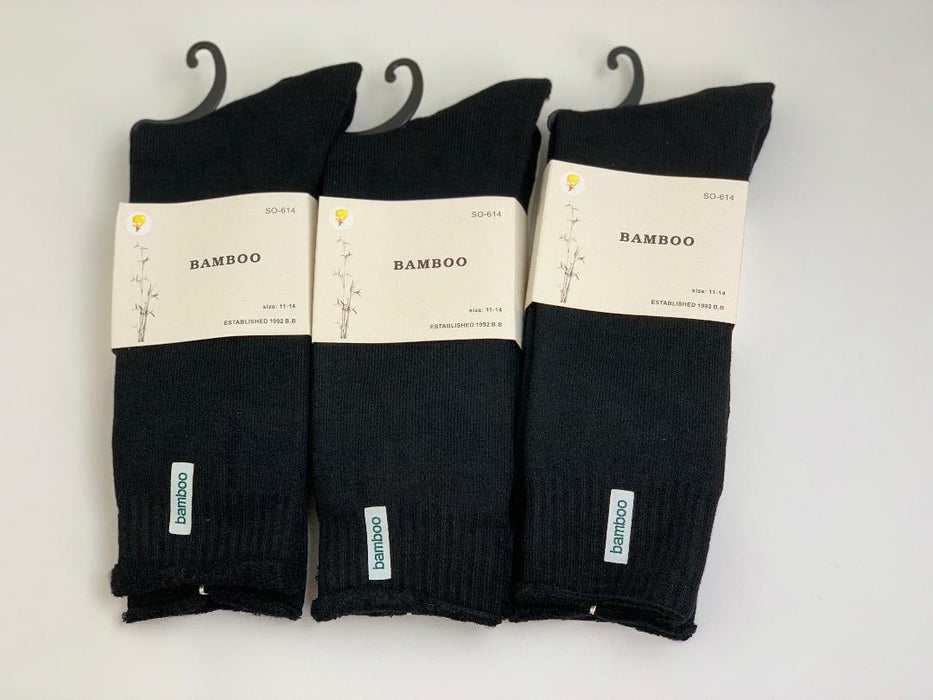 Premium Bamboo Socks Thick Warm Winter Sock Heavy Duty Soft Work Black Navy