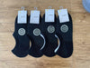 Bamboo Socks Low Cut No Show Sport Sock Men s7-14 Black White Beige