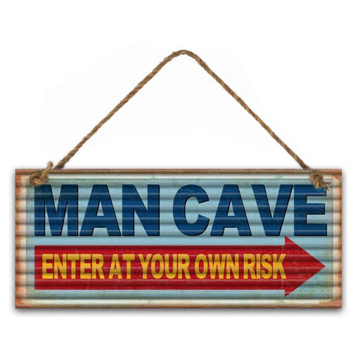 Man Cave Metal Sign Country Vintage Retro Tin Home Signs Wall Decor Bar Pub