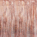 Foil Metallic Fringe Tinsel Curtain Rose Gold Backdrop Door Party Decorations