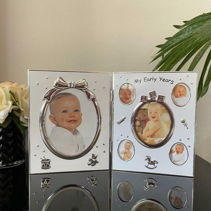 Baby's Early Years Picture Photo Frame Keepsake Newborn Baby Shower Boy Girl