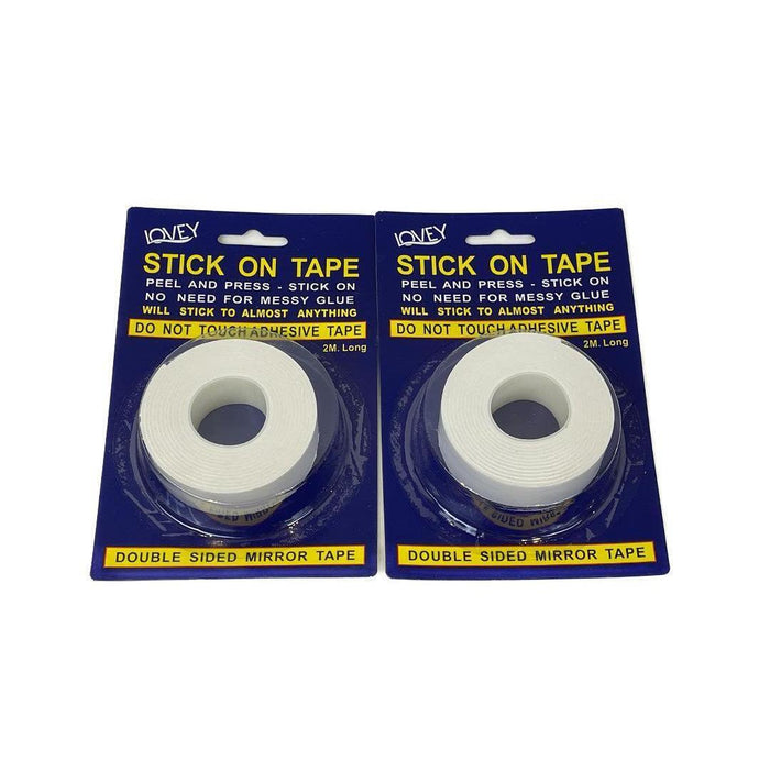 Double Sided Adhesive Sticky Tape Strong Stick on Tape 2m for Craft Scrapbooking