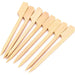 Bamboo Paddle Skewers Sticks Wooden Picks BBQ Fruit Kebab Cocktail Party 12cm