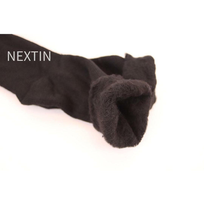 Bamboo Socks Thick Warm Winter Thermal Cushion Heavy Duty Soft Work Sock Black