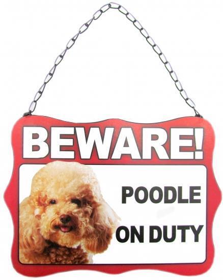 Dog Metal Sign Beware of Dogs Guard Dog on Duty Warning Gate & Home Signs Notice