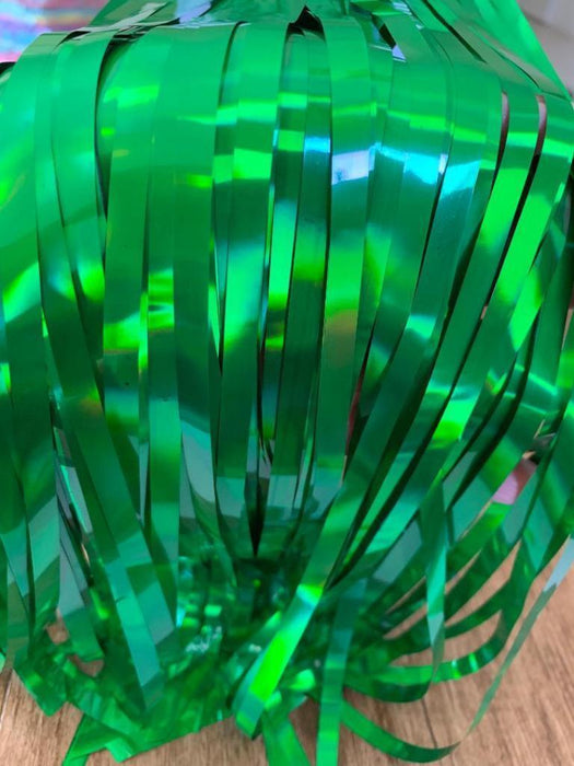 Foil Metallic Fringe Tinsel Curtain Green Backdrop Door Party Decorations