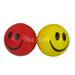 Happy Smile Face Stress Ball Squeeze Balls Hand Wrist Exercise Yellow Red 6/12pc