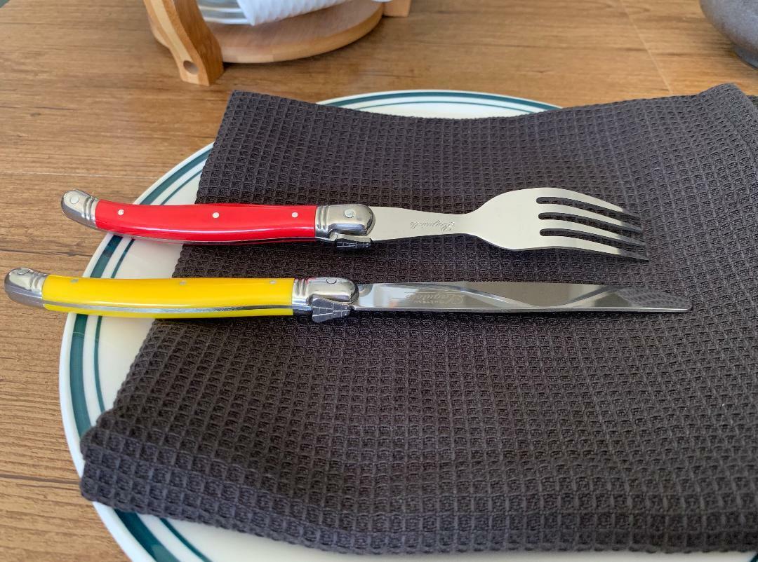 Chateau Laguiole Cutlery Set & Steak Knife Stainless Steel Dinner Multicolor