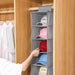 Hanging Wardrobe Organiser Closet Storage 6 or 10 Tier Shelf Clothes Shoes Hats