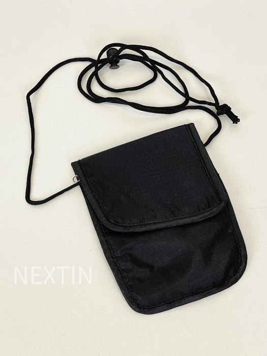 Travel Neck Bag Money Passport Holder Secret Wallet Security Pouch under Clothes